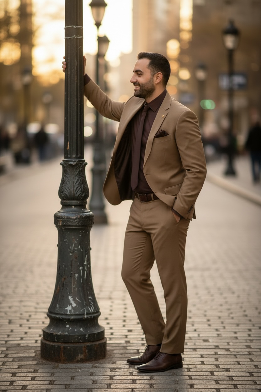 Tiglio | Novello Pure Wool Modern Fit Suit