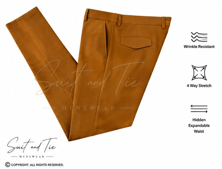 Stacy Adams | 28000P 4-Way Stretch Pant With Adjustable Waistband