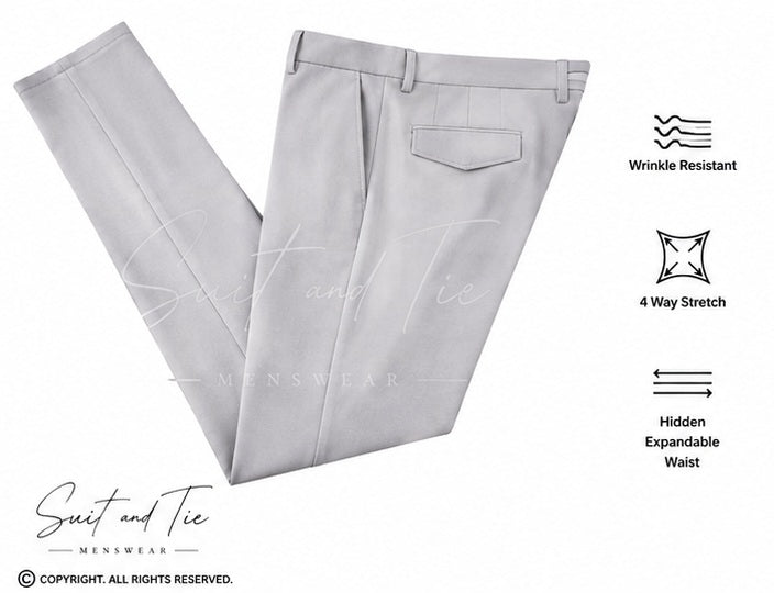 Stacy Adams | 28000P 4-Way Stretch Pant With Adjustable Waistband