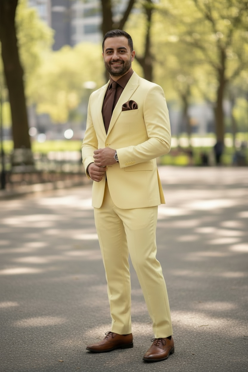 Vitali | G5005 2-Button Peak Lapel Suit