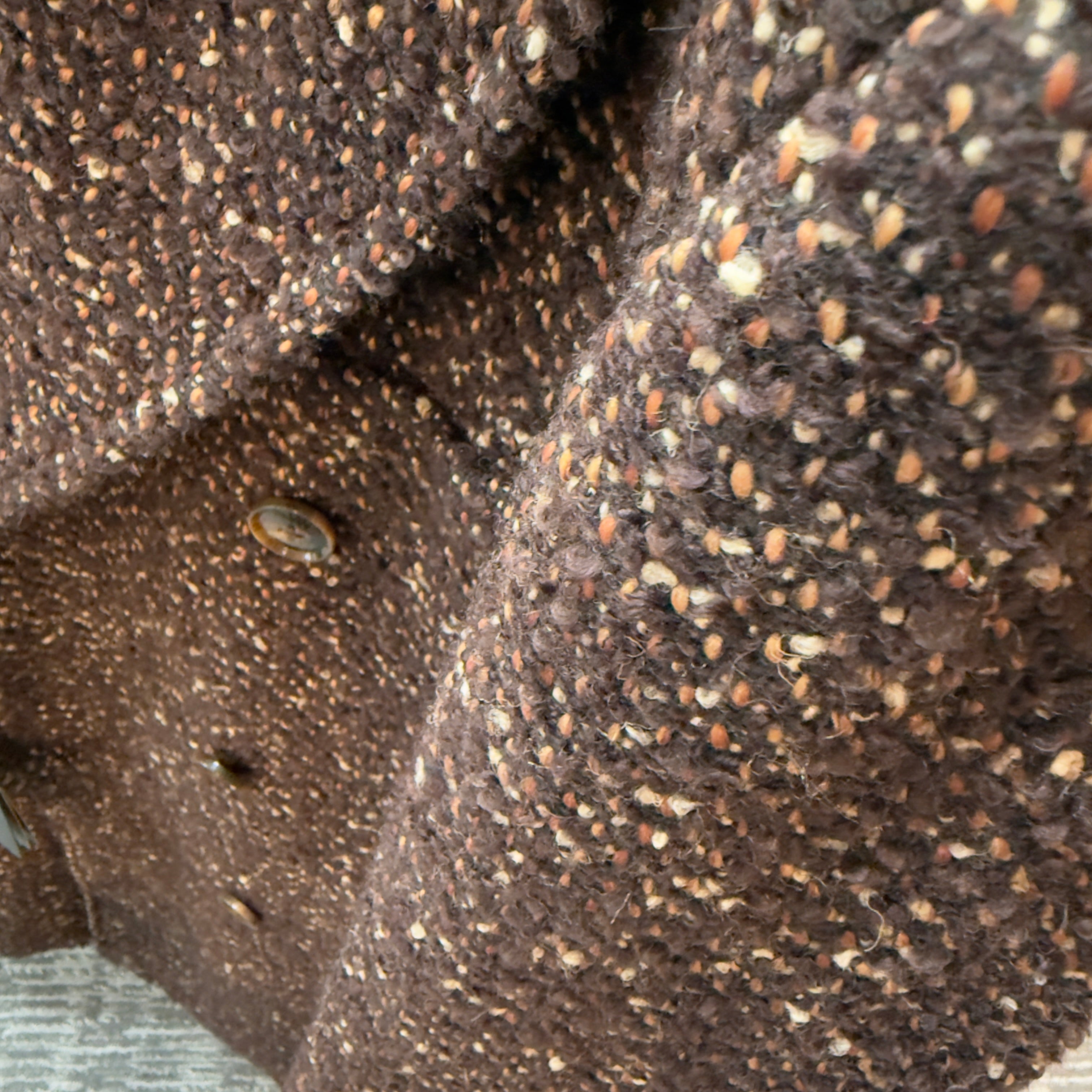 CIGAR SIGNATURE BRAND | TC-1482 | DOUBLE BREASTED TWEED TOPCOAT