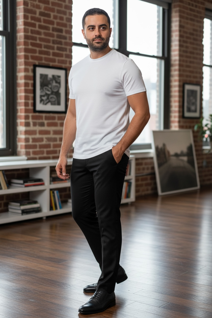 Stacy Adams | 5002 Short Sleeve Mock Neck Shirt