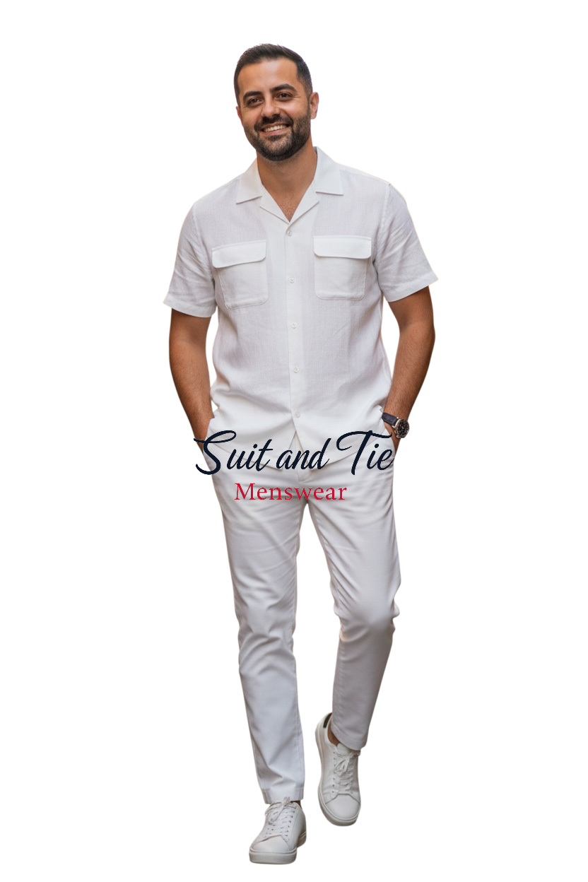 Stacy Adams | 3510 | Solid Linen Set