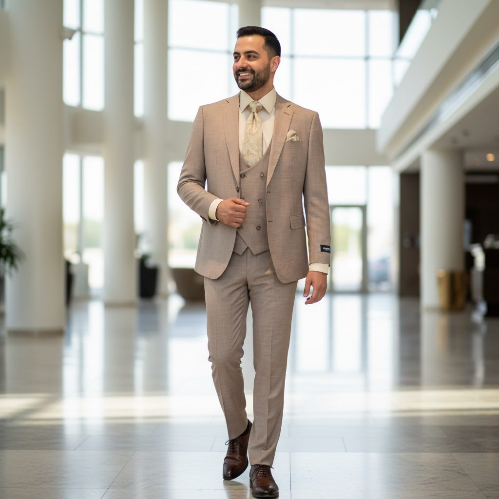 DERMAN | FFW / FF24 | 3PC SUIT W/ DOUBLE BRESTED VEST
