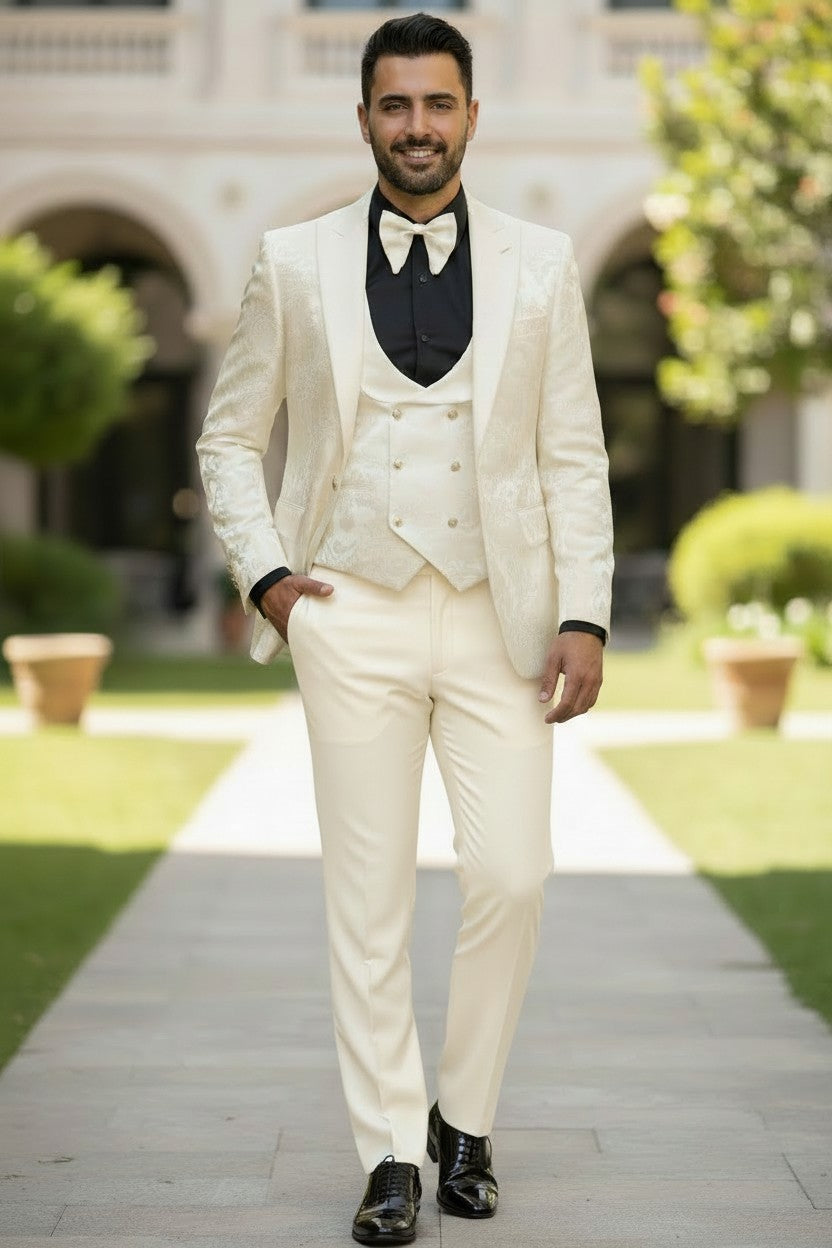 Insomnia | Armani | 3-Piece Tuxedo With Double-Breasted Vest & Matching Bow Tie