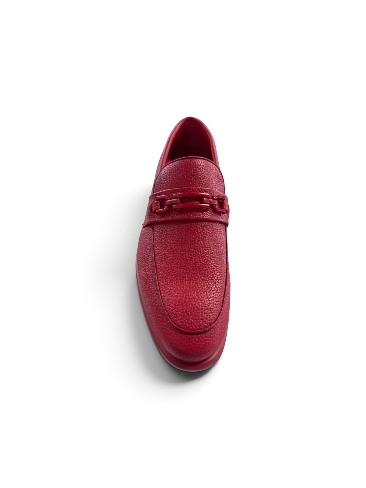 Ashford Moc Toe Buckle Loafer Dusty Rose Red ASH4