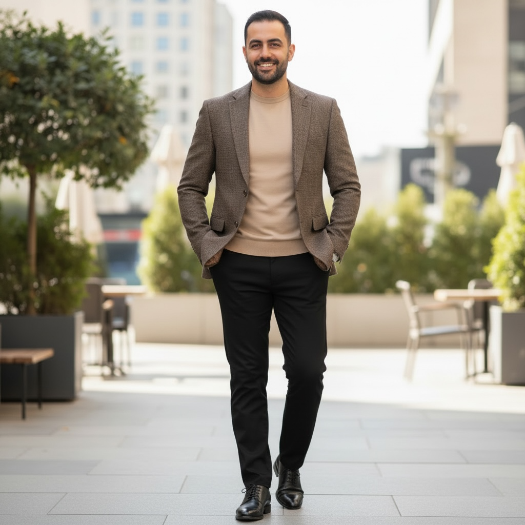 NEEDLE & STITCH | JW-316 | 2B STRETCH PLAID BLAZER / SPORT JACKET