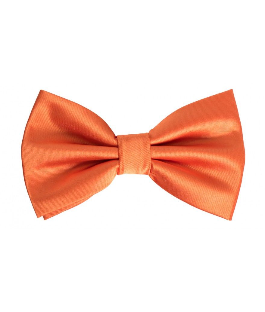 BQ | BT100 | SOLID SATIN BOW TIES & HANKIE PRE-TIED