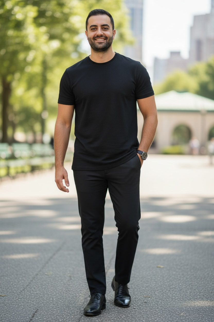 Stacy Adams | 5002 Short Sleeve Mock Neck Shirt