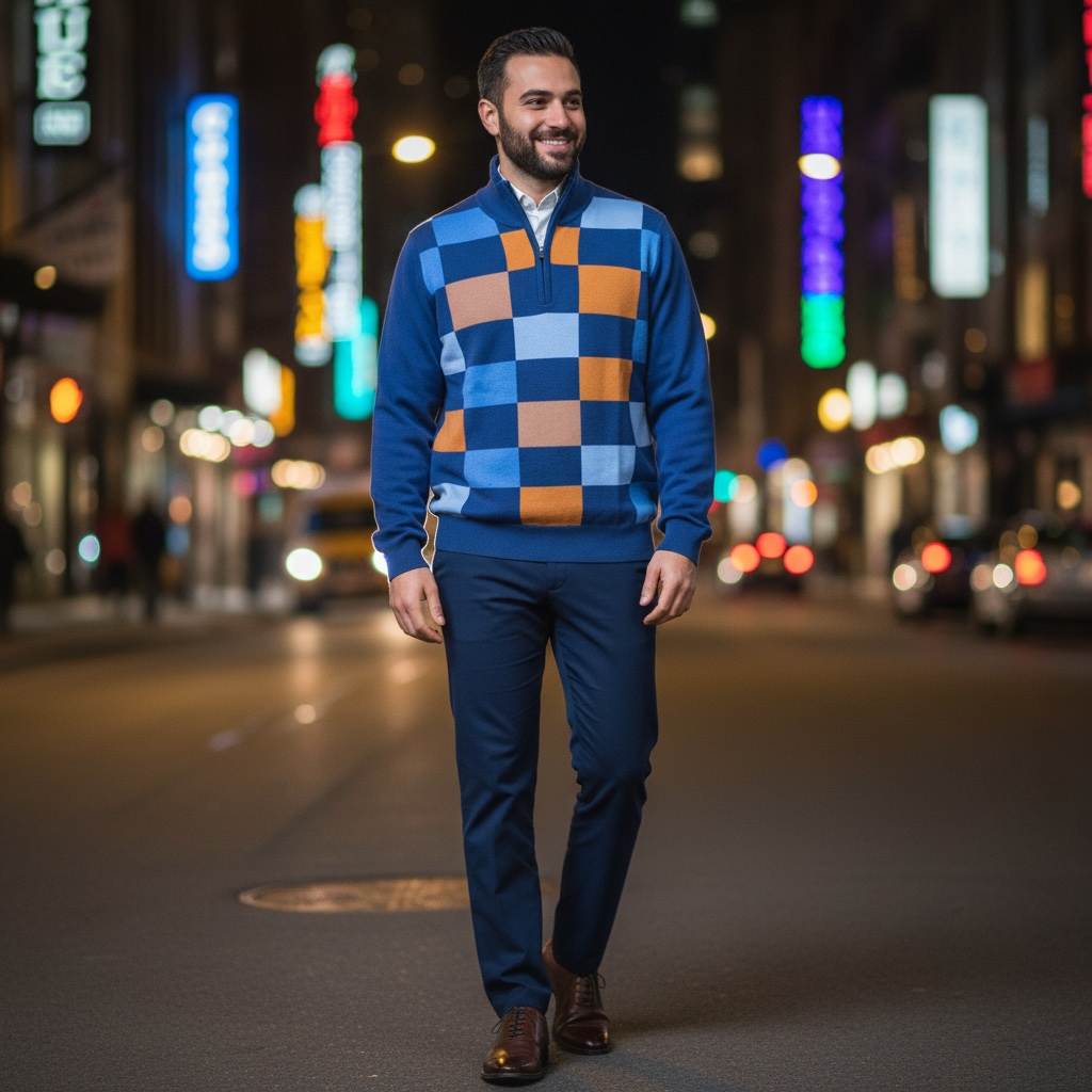 ROBERT LEWIS | SBW051A | FASHION SWEATER