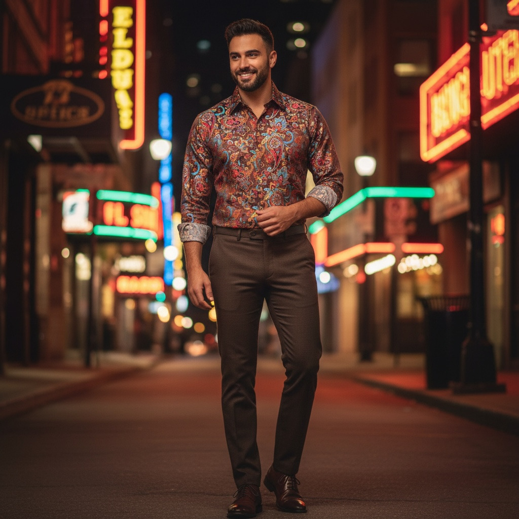 MANZINI | MZT-200 | DRESS SHIRT W/ CUFFLINKS