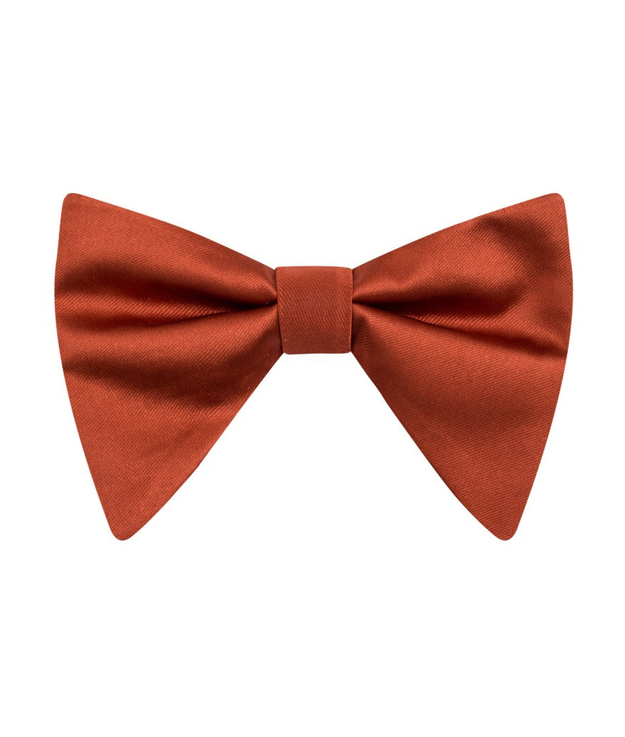 Brand Q | LBT100 | Long Satin Bow Tie & Pocket Square Set