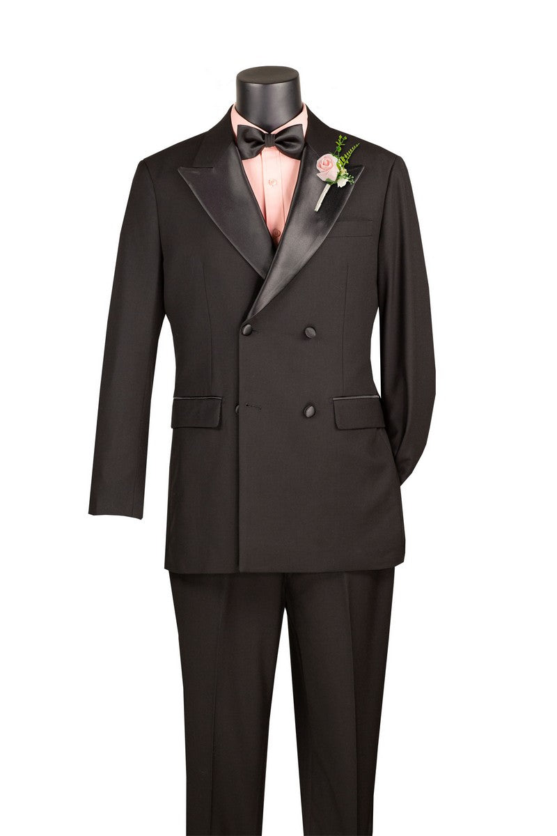 VINCI | TDB-900 | DOUBLE BREASTED TUXEDO WITH BOW TIE