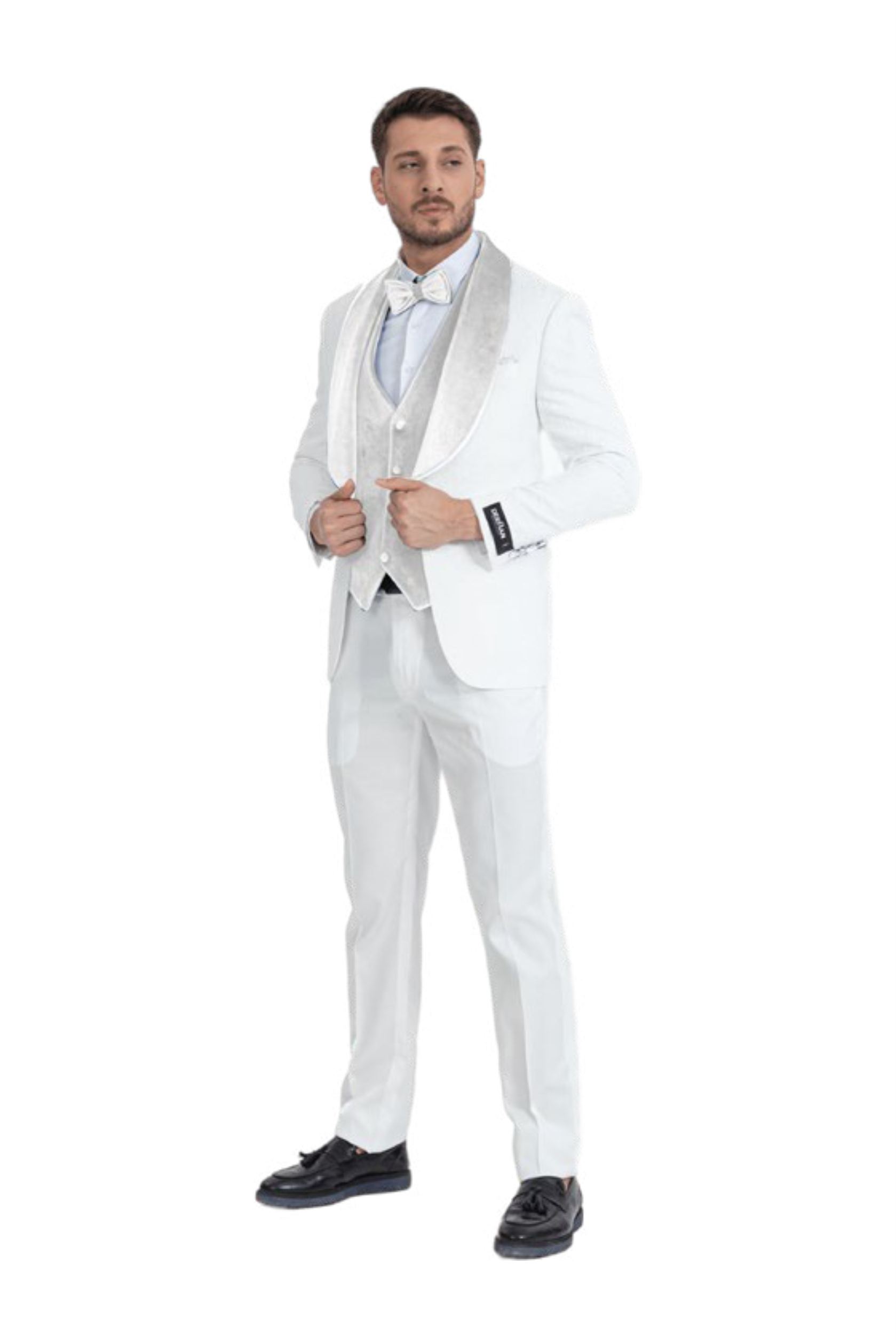 Derman | TXD24 | Velvet Shawl Lapel Tuxedo With Velvet Vest