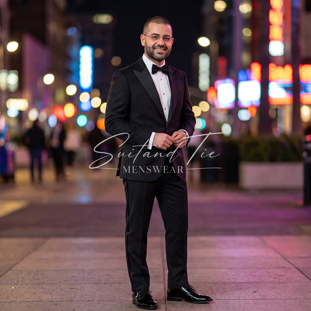 Tiglio | Trofeo Satin Peak Lapel Tuxedo
