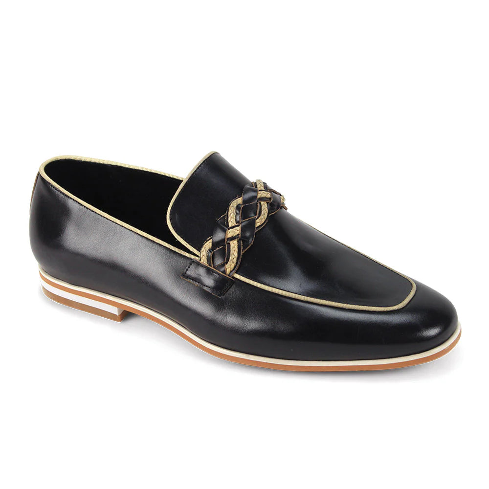 Giovanni Tudor Leather Loafer