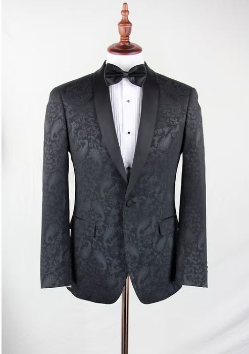 MAENZA | J-2103S | DESIGN JACKET W/ MATCHING BOW TIE SLIM FIT