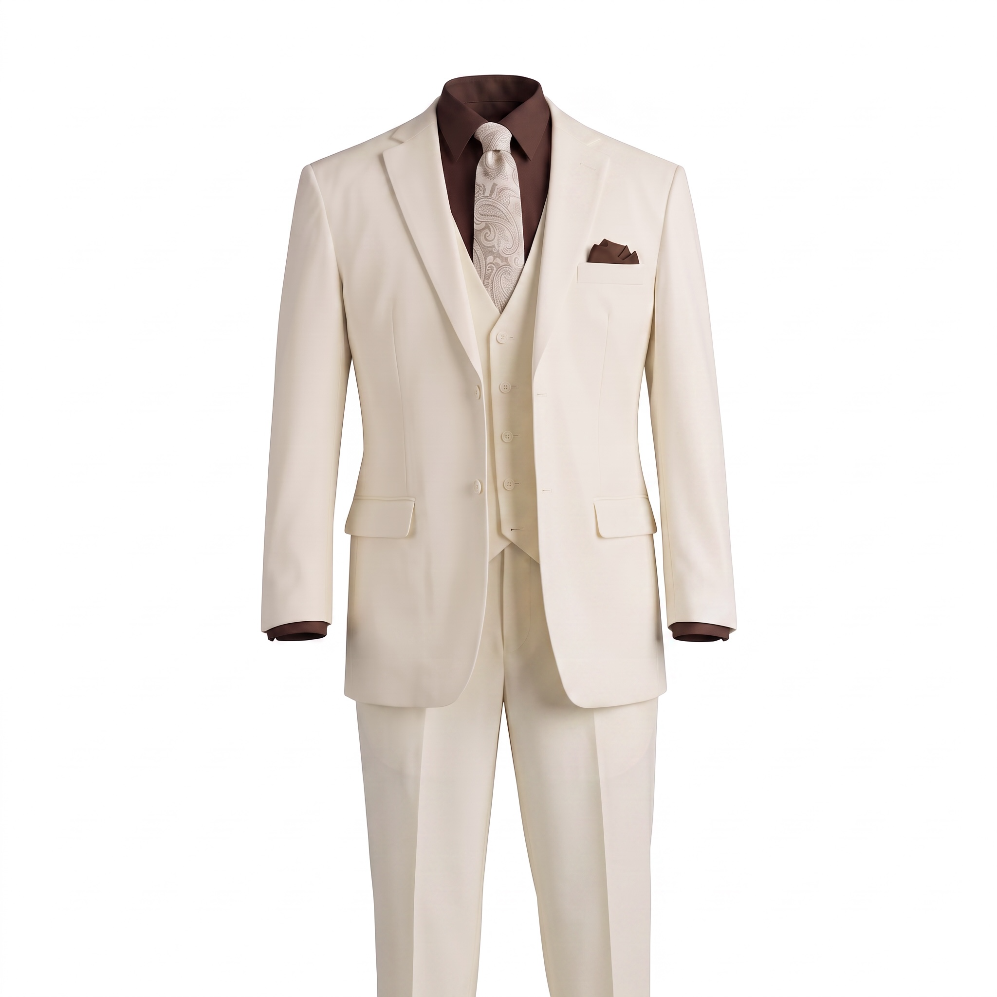 Vinci 3-Piece 2-Button Vested Suit V2TR
