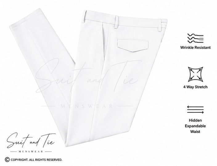 Stacy Adams | 28000P 4-Way Stretch Pant With Adjustable Waistband