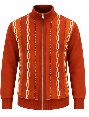 Silversilk 31001 Suede Zip-Up Sweater