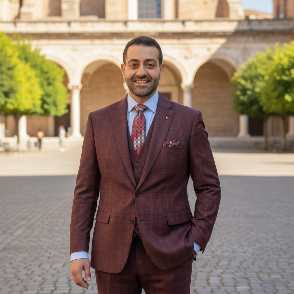 STUDIO FERARA | 30981 | 3PC PLAID SUIT | SLIM FIT