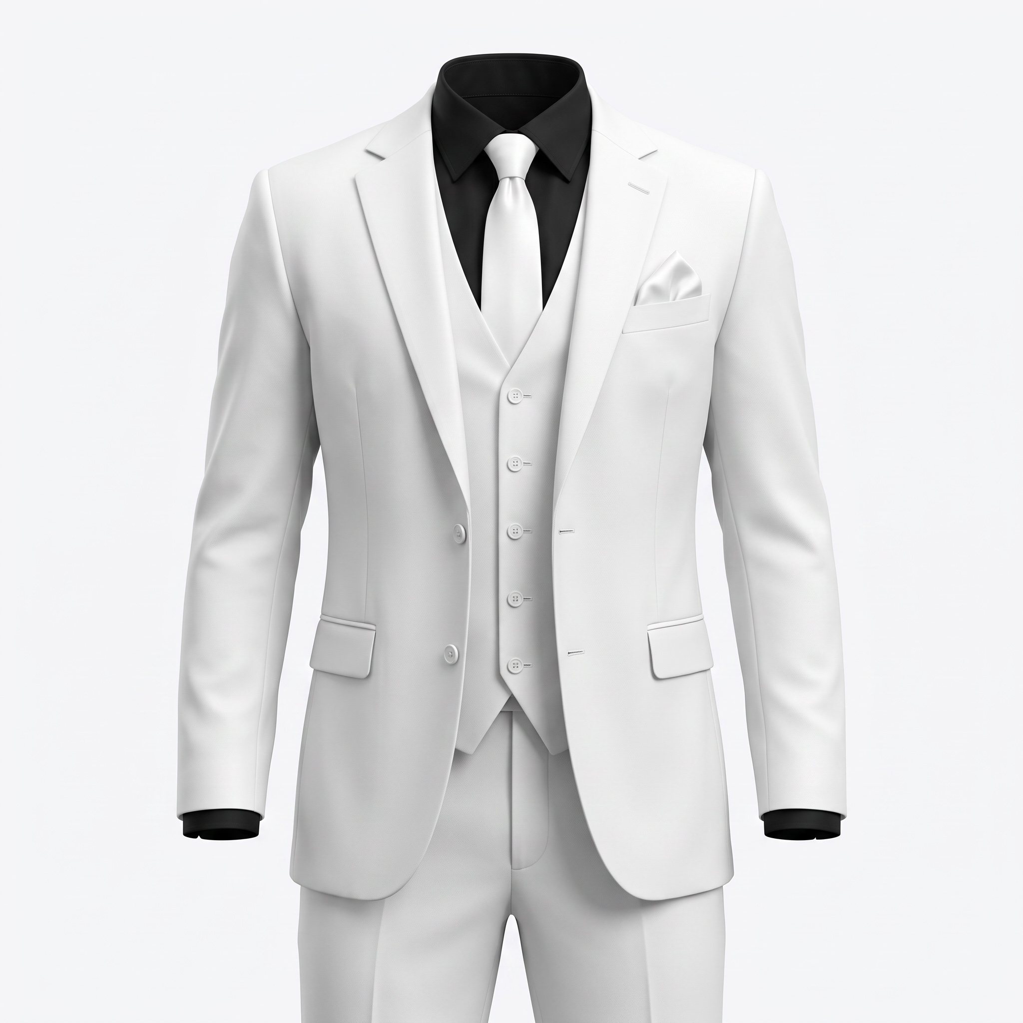 Vinci 3-Piece 2-Button Vested Suit V2TR