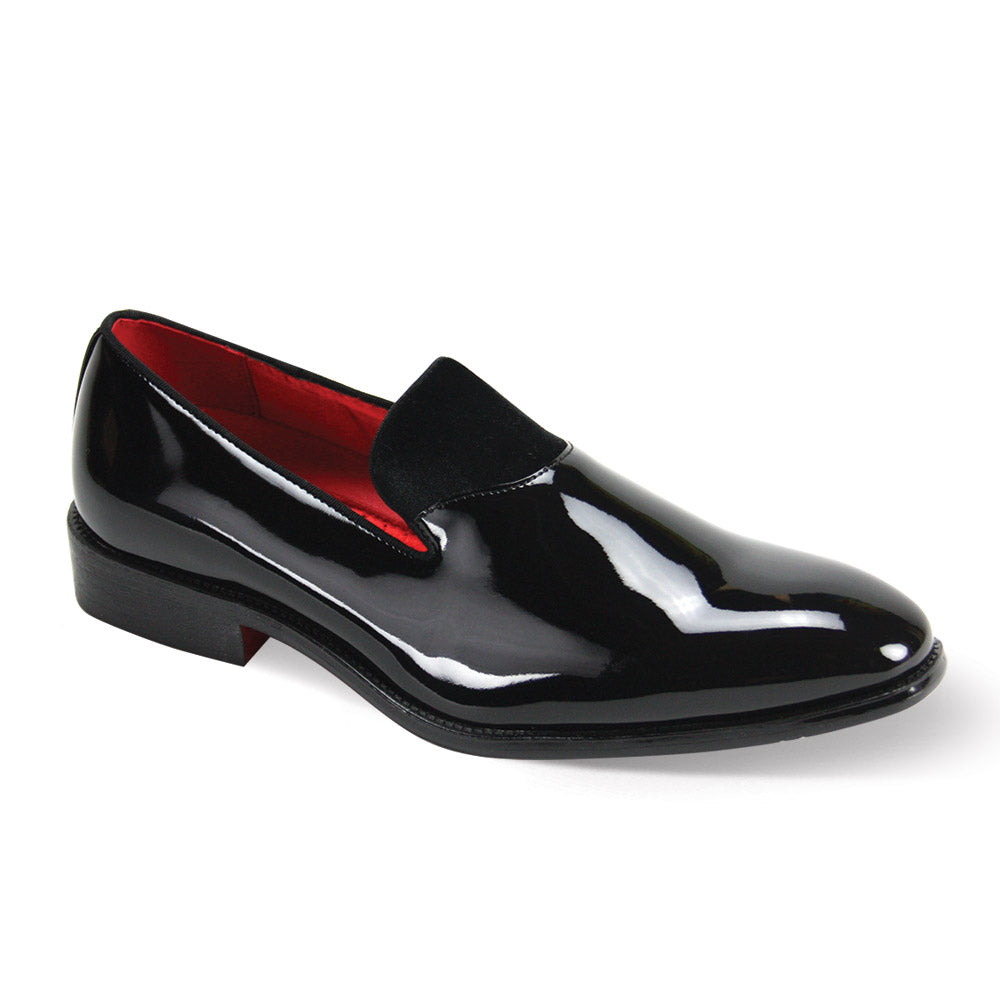 After Midnight 7009 Patent and Velvet Loafer