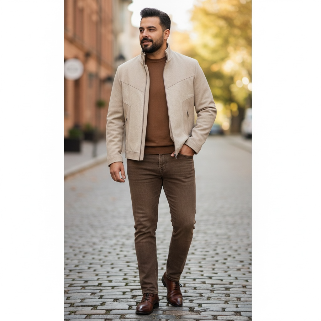 NIKO | SUEDE BOMBER JACKET | MF-7527