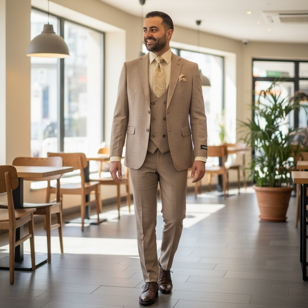 DERMAN | FFW / FF24 | 3PC SUIT W/ DOUBLE BRESTED VEST