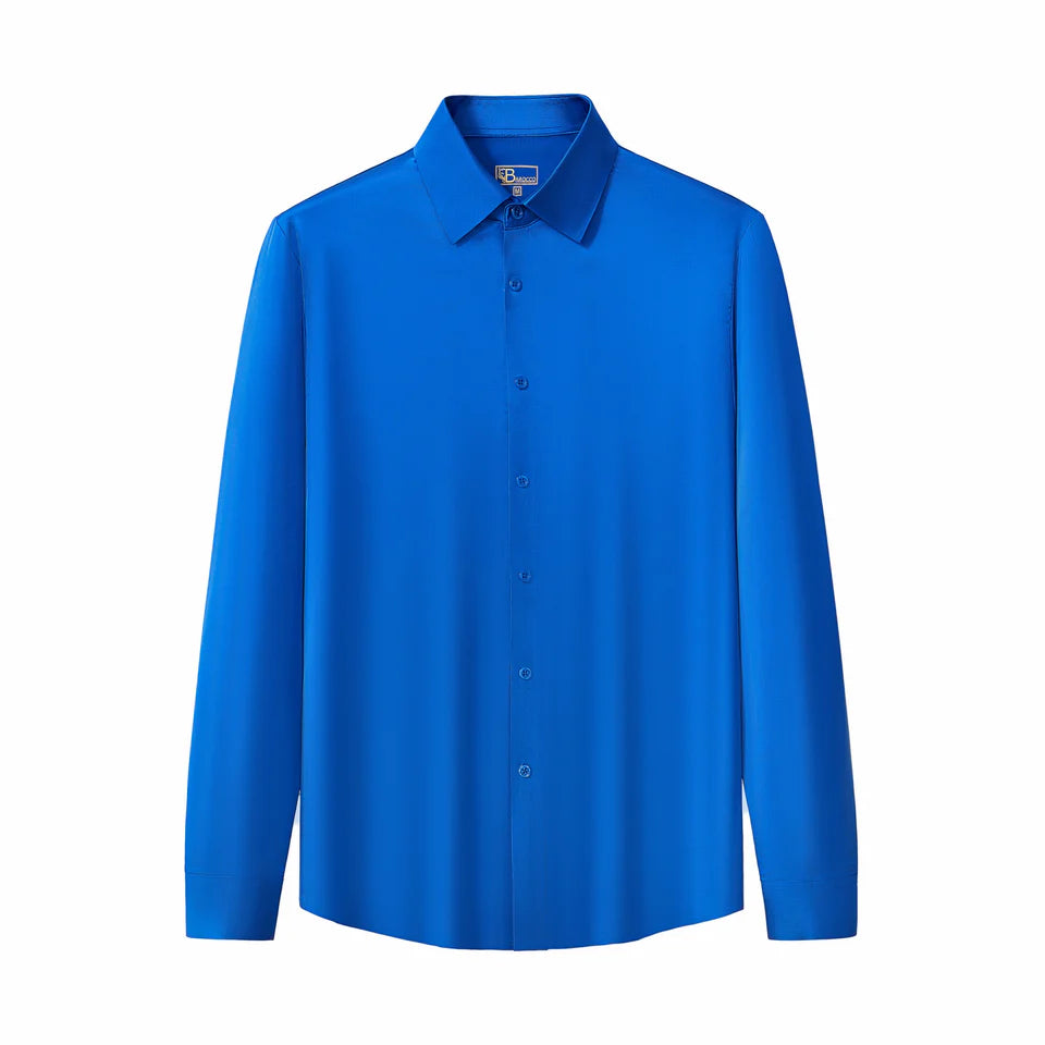 B400 ~ SATIN SIGNITURE STITCHLESS STRETCH SHIRT ~ BAROCCO
