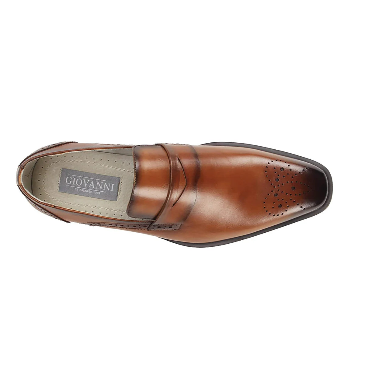 Giovanni Silvio Leather Loafer Dress Shoe