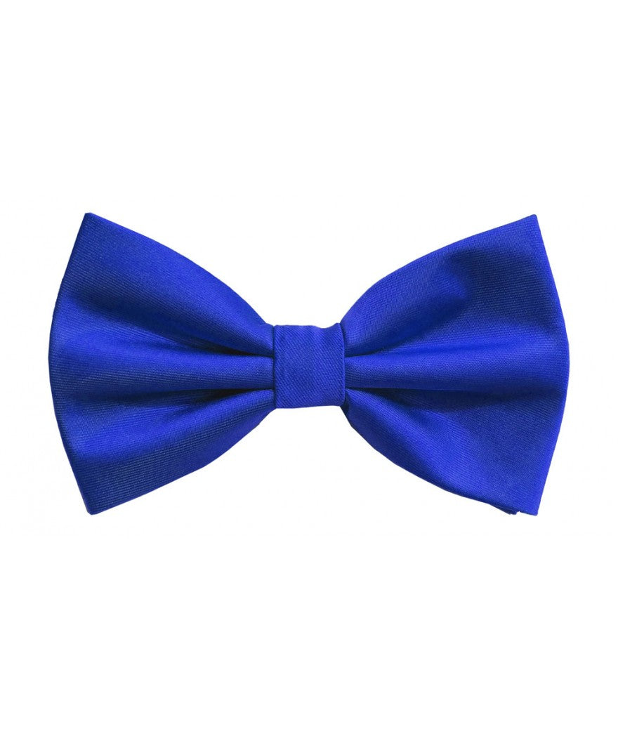 BQ | BT100 | SOLID SATIN BOW TIES & HANKIE PRE-TIED