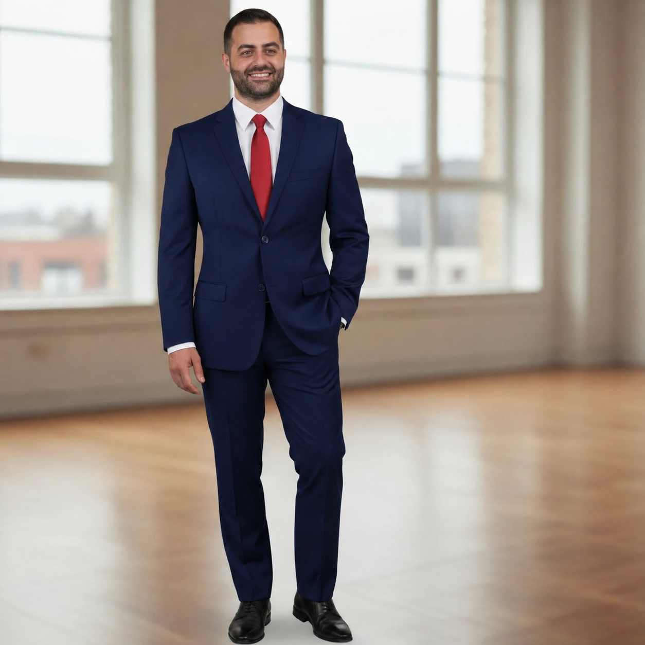 Needle & Stitch | N-4030 Two-Piece Modern Fit Suit