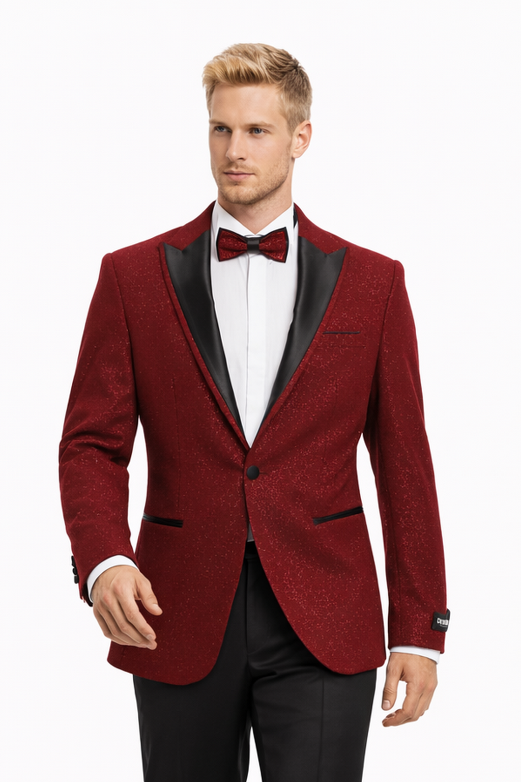Derman | Criselen | Satin Peak Lapel Blazer