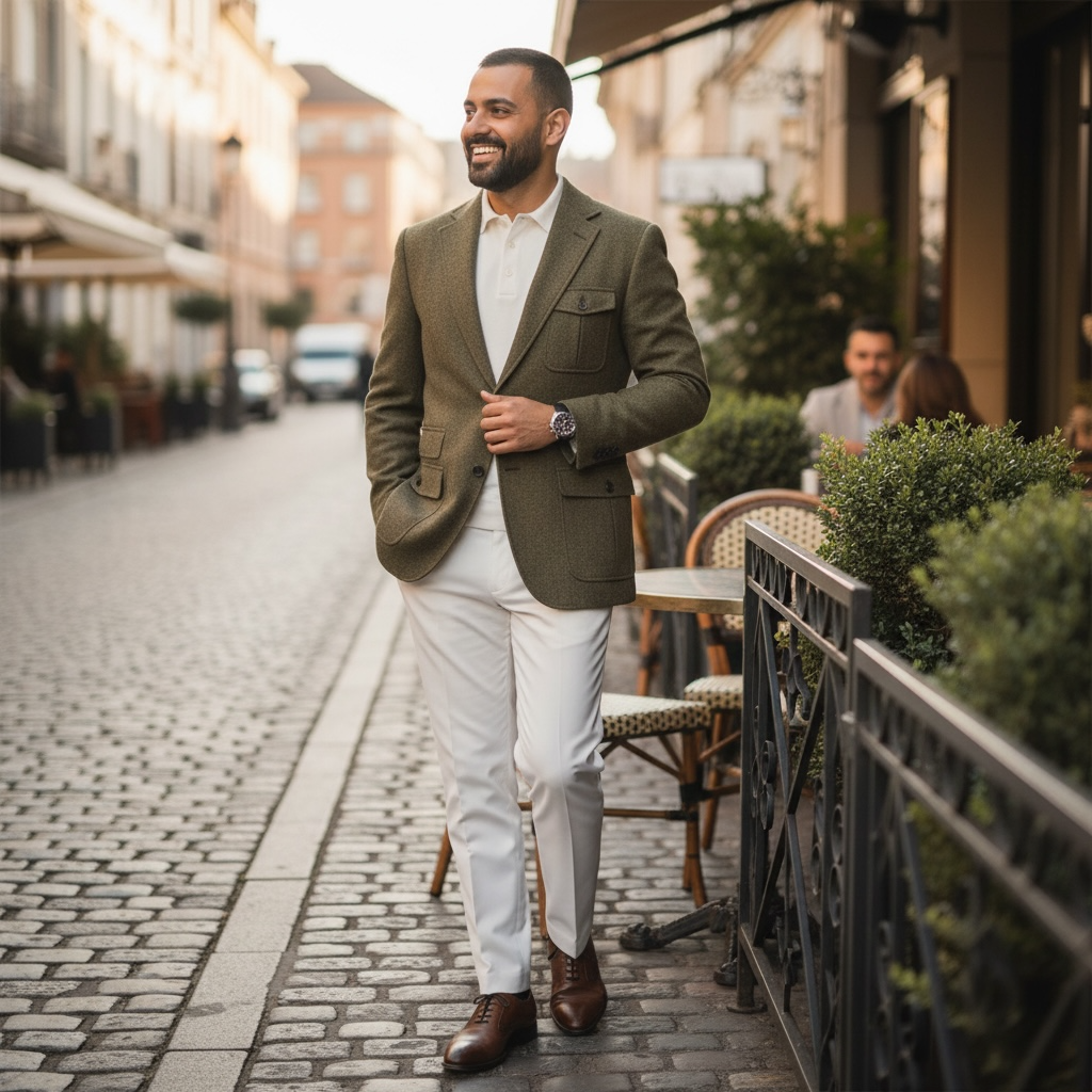 CIGAR SIGNATURE BRAND | J-7011 | WOOL SPORT JACKET