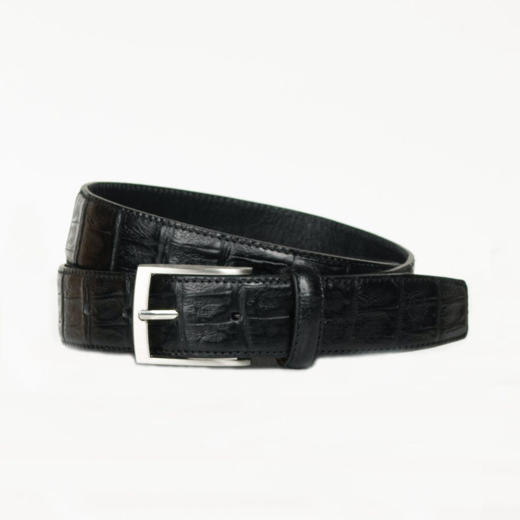 Leather Belt ~ Gator Print
