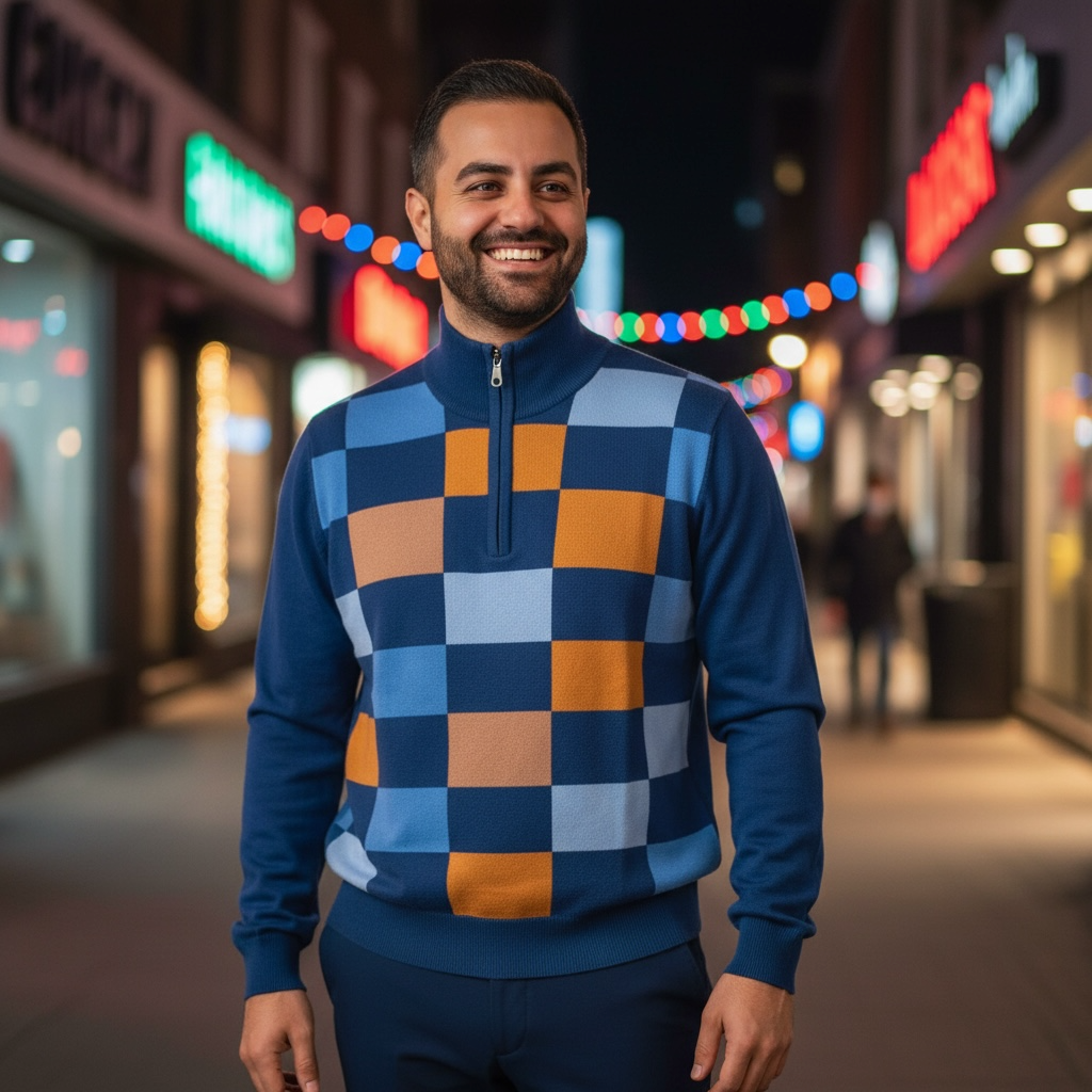ROBERT LEWIS | SBW051A | FASHION SWEATER