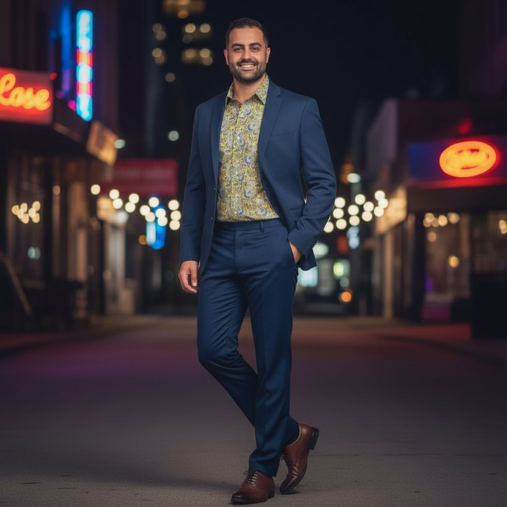 MANZINI | MZT-205 | DRESS SHIRT W/ CUFFLINKS