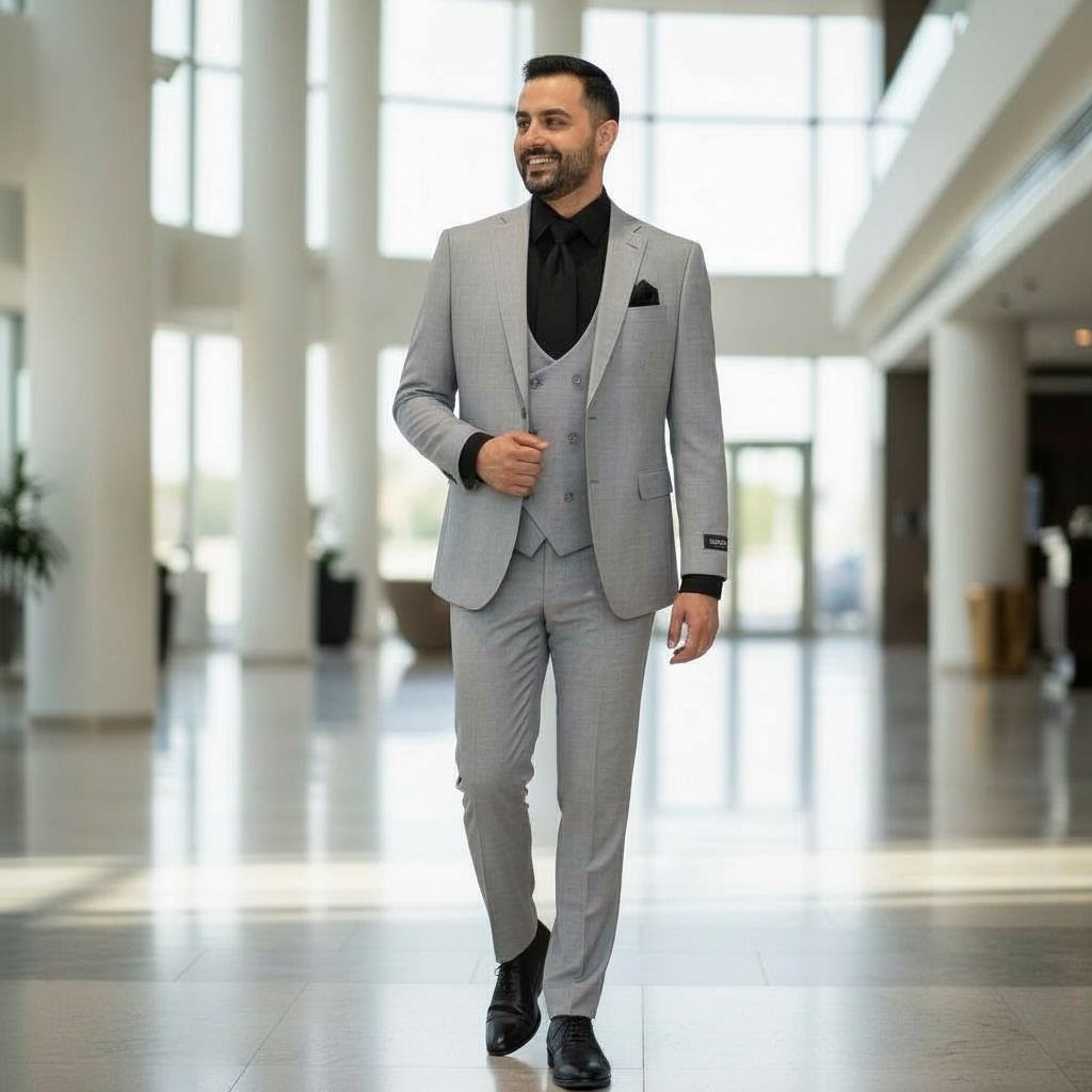 DERMAN | FFW / FF24 | 3PC SUIT W/ DOUBLE BRESTED VEST