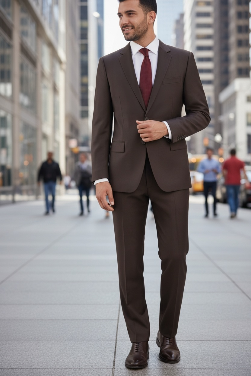 Tiglio | Novello Pure Wool Modern Fit Suit