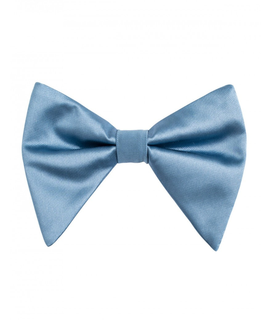 Brand Q | LBT100 | Long Satin Bow Tie & Pocket Square Set