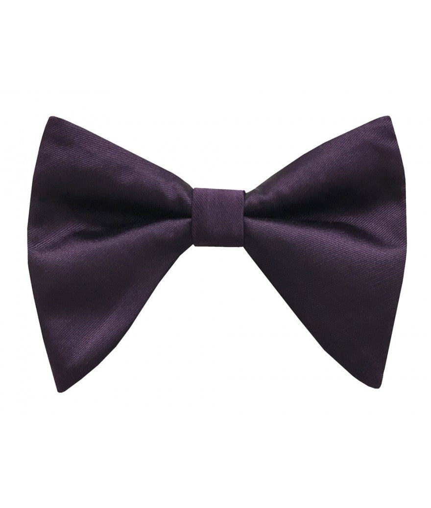 Brand Q | LBT100 | Long Satin Bow Tie & Pocket Square Set