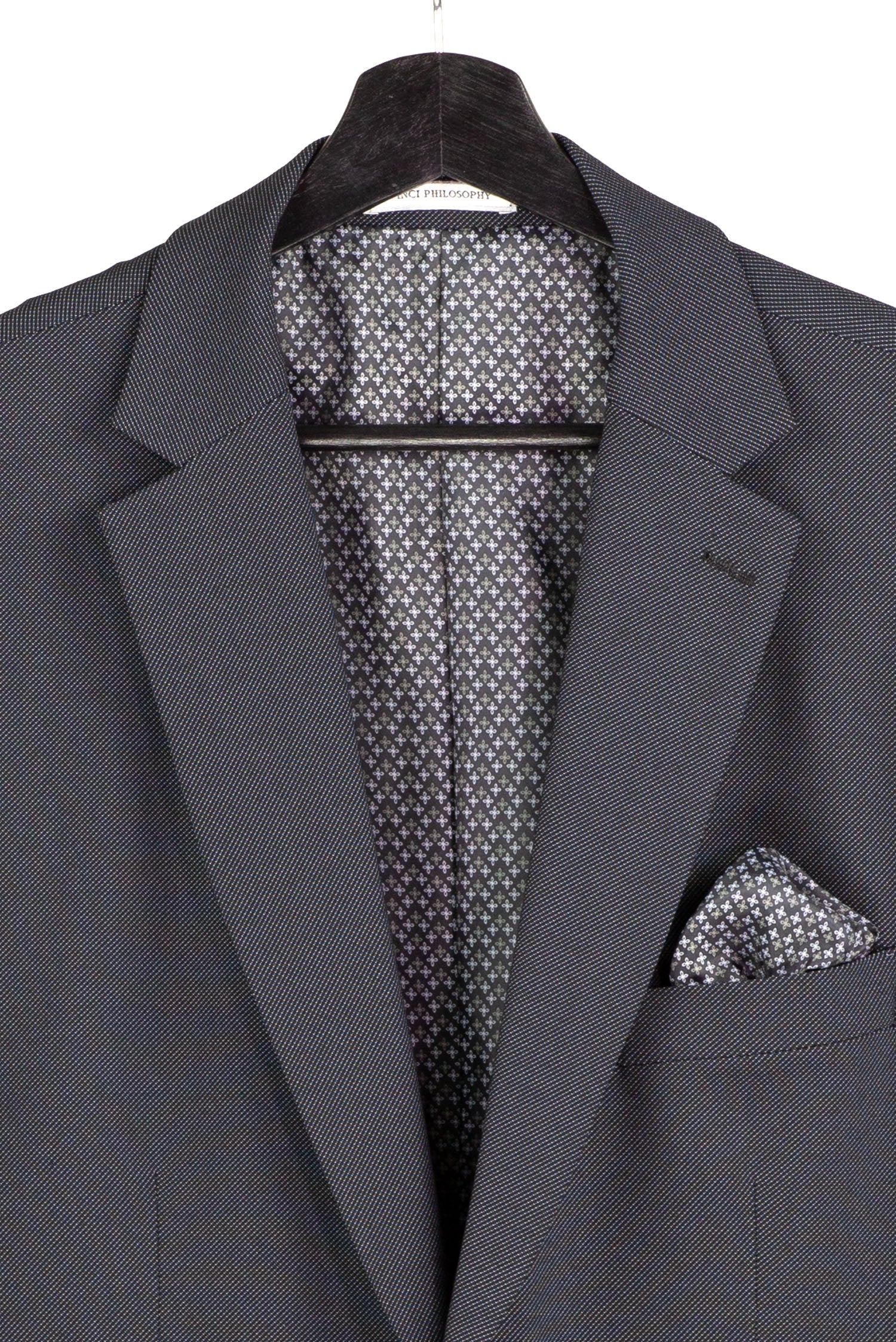 Vinci MV2K-3 3-Piece Peak Lapel Modern Fit Vested Suit