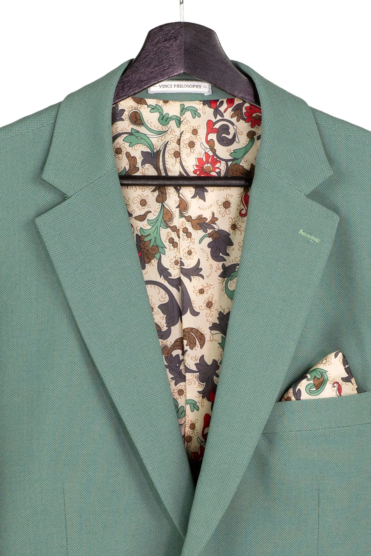 Vinci MV2K-3 3-Piece Peak Lapel Modern Fit Vested Suit