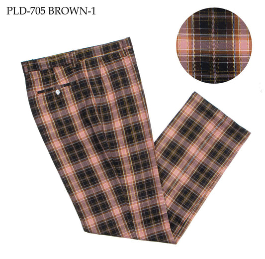 PLD-705 ~ PLAID SLACKS ~ PRESTIGE