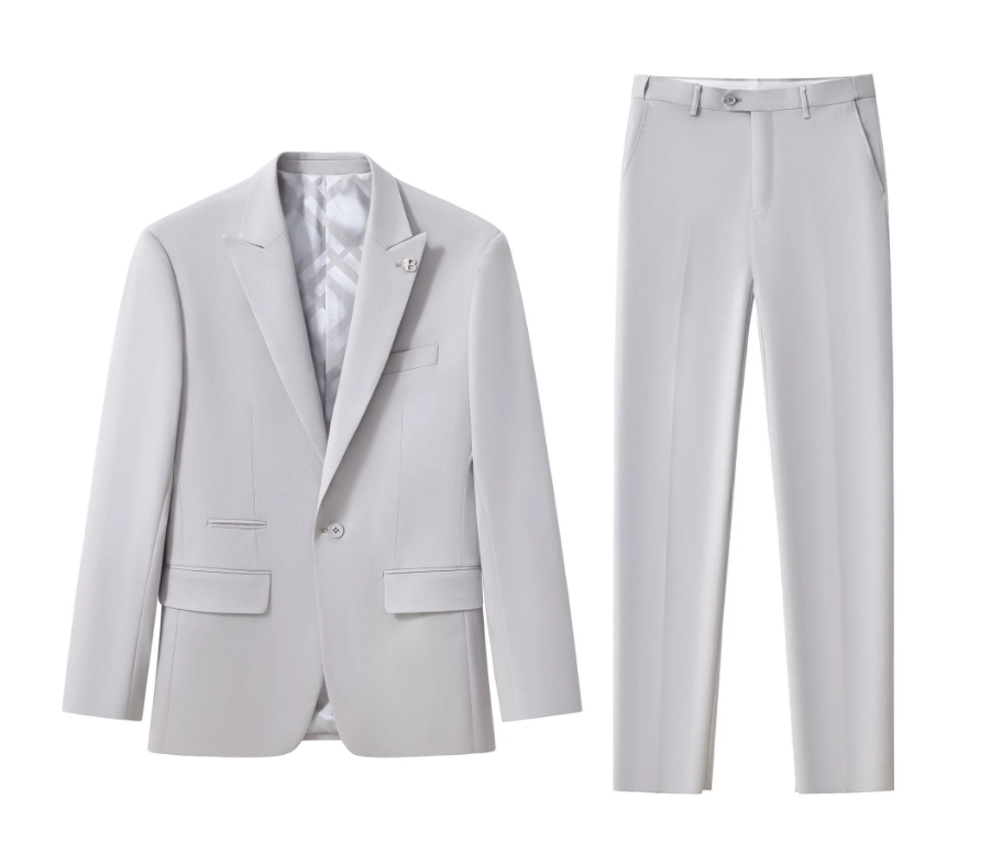 Barocco | 1-Button Peak Lapel Stretch Suit | SU600