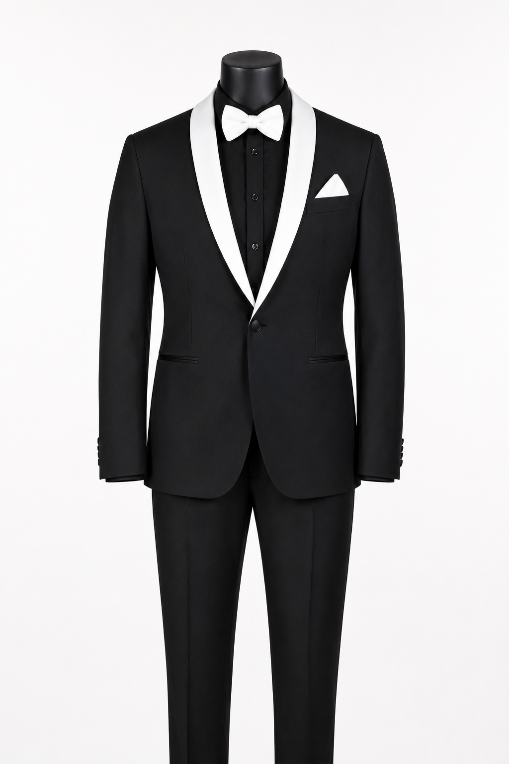 VINCI | TSS-2 | SINGLE BREASTED TUXEDO WITH BOW TIE
