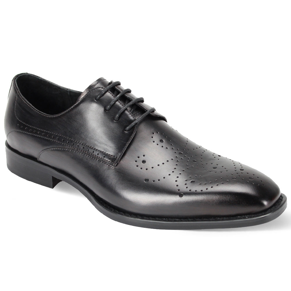 Giovanni Joel Leather Medallion Toe Dress Shoe