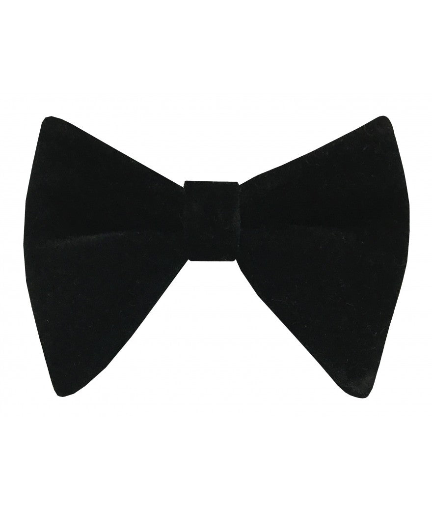 LBTV100 ~ Long Velvet Bow Ties & Hankies ~ BRAND Q