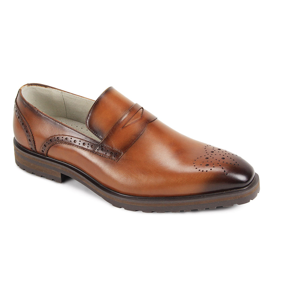 Giovanni Silvio Leather Loafer Dress Shoe
